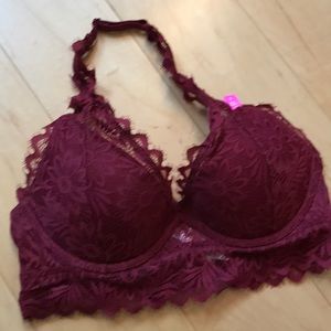 2 for $30 VS PINK lightly lined halter bralette